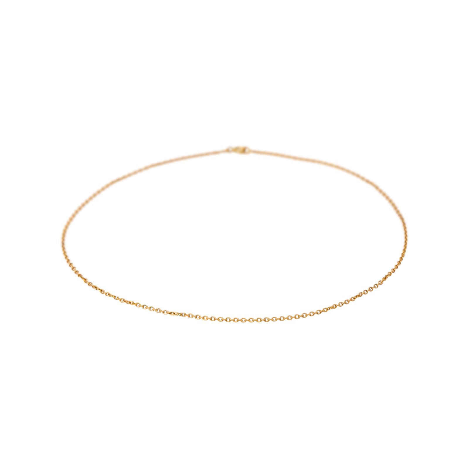 Collier Maille forçat Or jaune