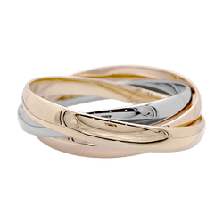 Bracelet Cartier, "Trinity", trois ors.