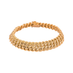Bracelet Maille Amériaince Or rose