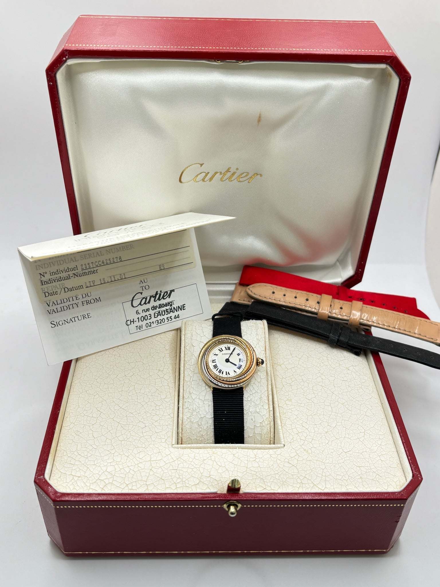 Montre CARTIER Trinity en or jaune