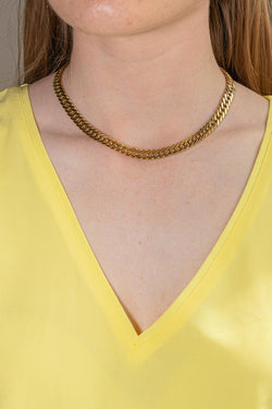 Collier Maille gourmette Or jaune