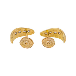 Boucles d'oreilles Dormeuses Or jaune Diamant