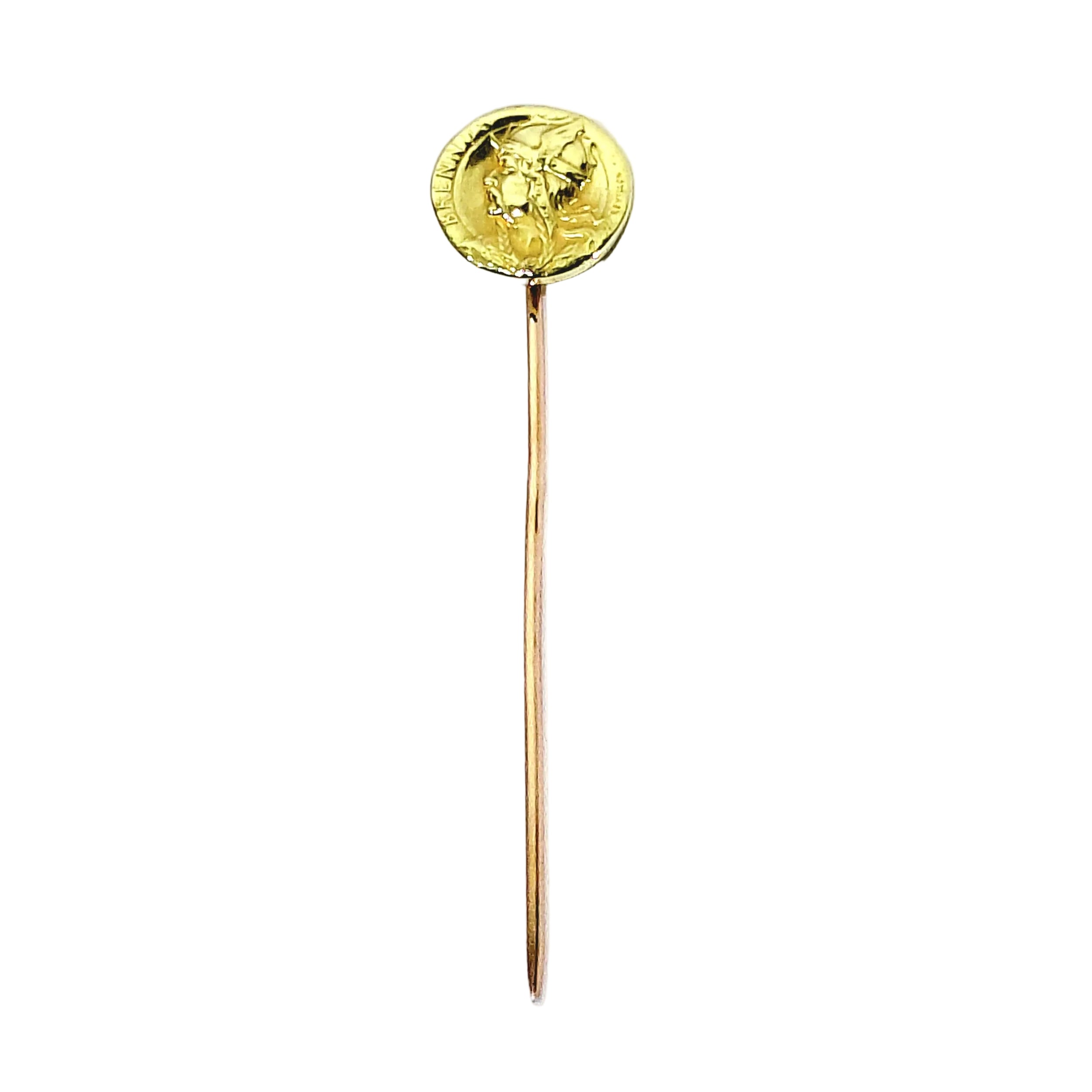 Épingle à cravate RÉVILLON en or jaune et or rose