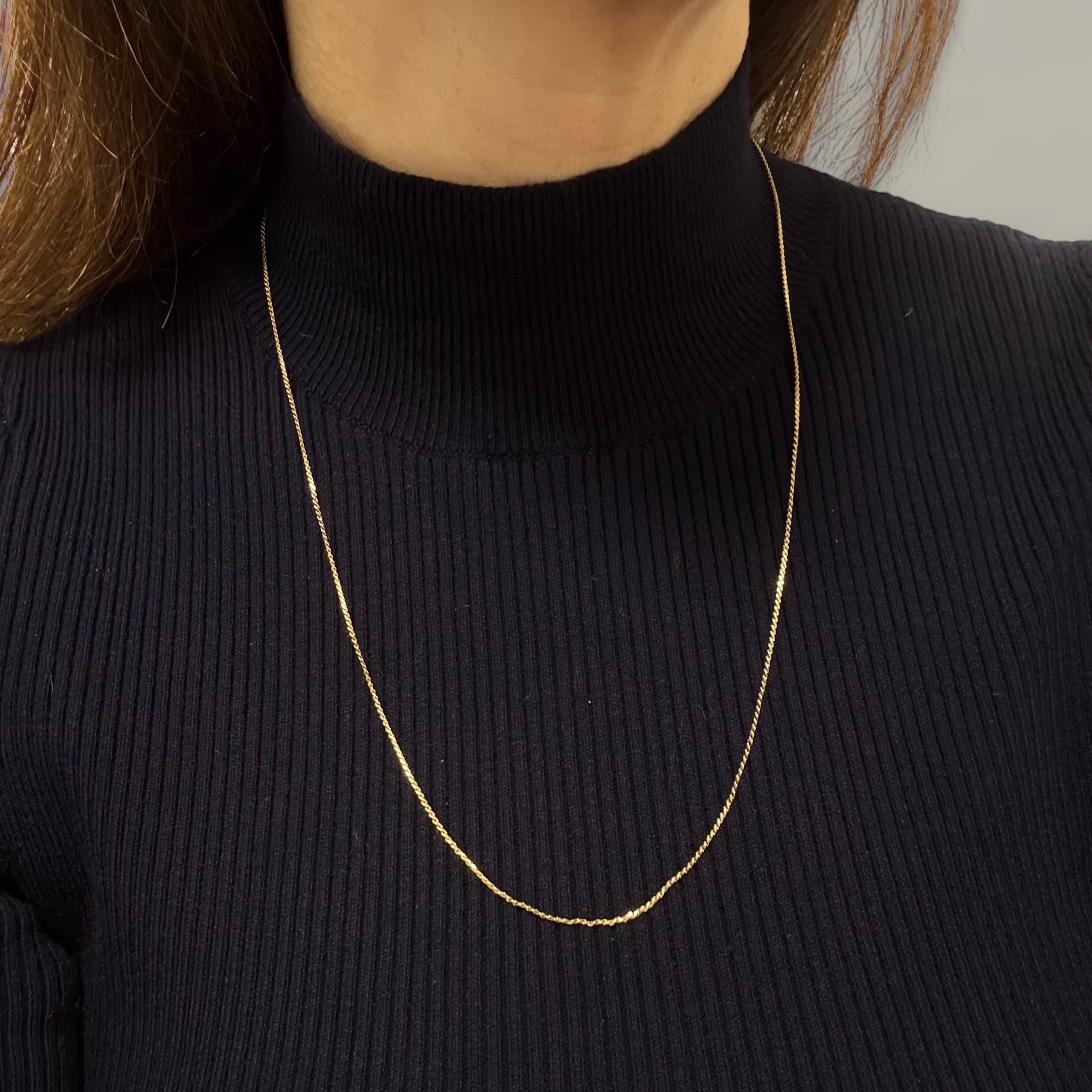 fine chaine maille plate