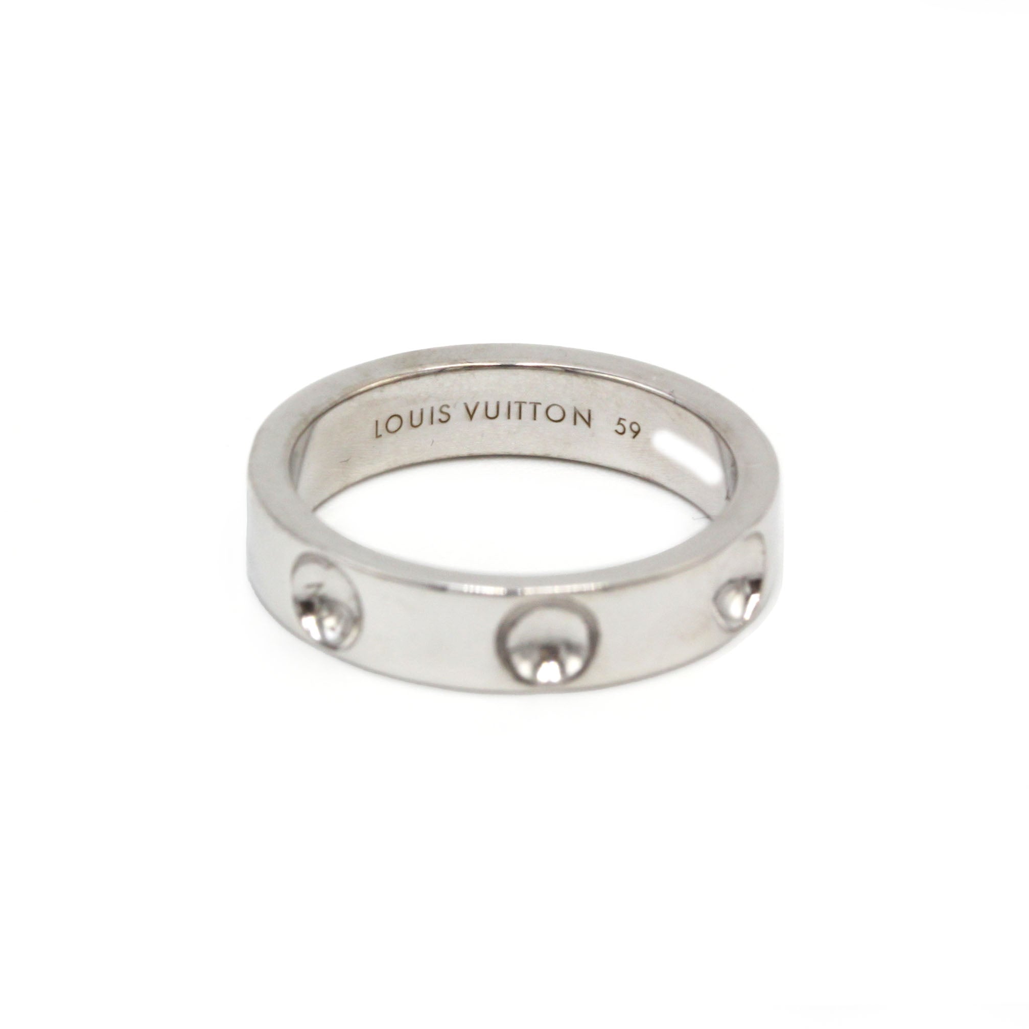 Bague Louis VUITTON "Empreinte" en or blanc
