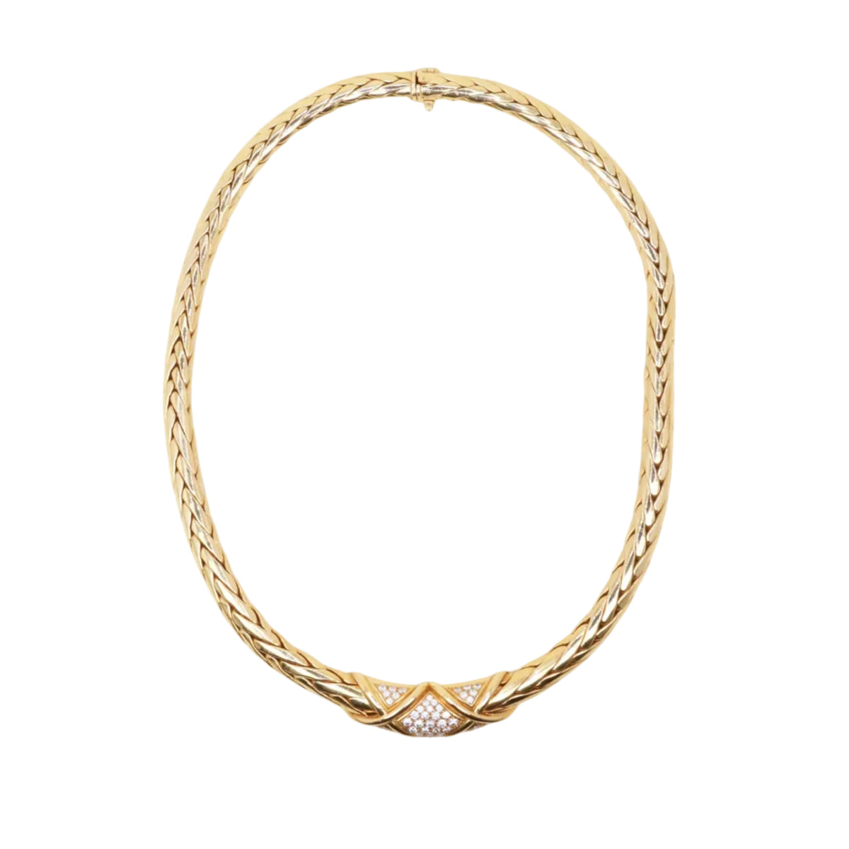 Collier Maille GAY FRÈRES en or jaune et diamants