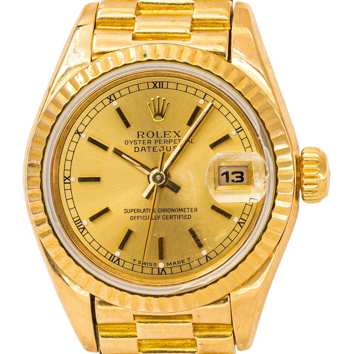 Rolex Montre Lady Datejust Or jaune