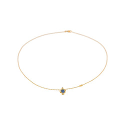Collier Or jaune Saphir