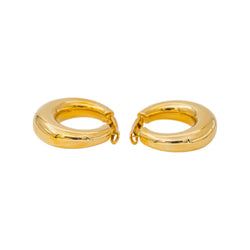 Chaumet Boucles d'oreilles Créoles  Or jaune