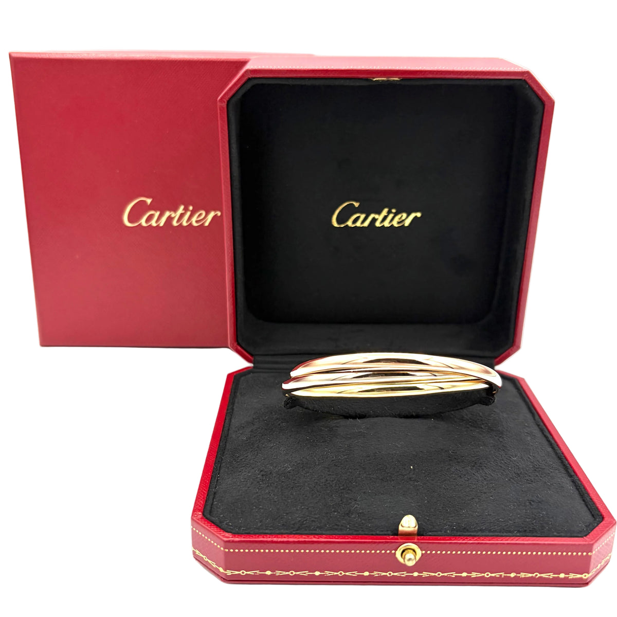 Bracelet CARTIER "Trinity" MM en or blanc, or jaune et or rose