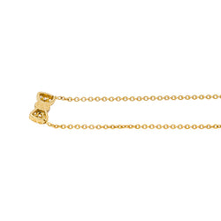 Collier Pendentif VAN CLEEF & ARPELS "Noeud" en or jaune, corail et diamants