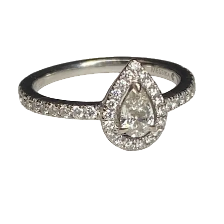 Bague Entourage MESSIKA Joy en or blanc et diamants