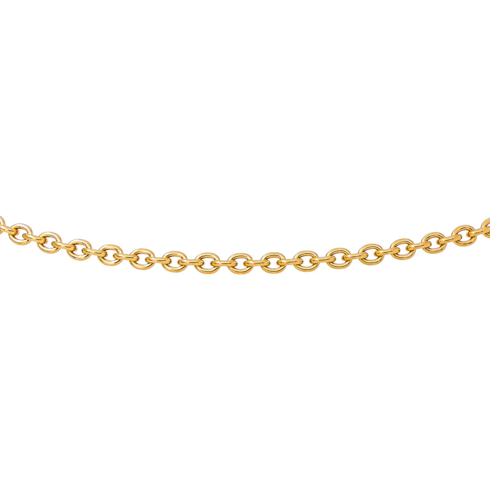 Collier Maille forçat Or jaune