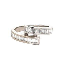 Bague Toi & Moi en or blanc et diamants