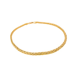 Collier Maille palmier Or jaune