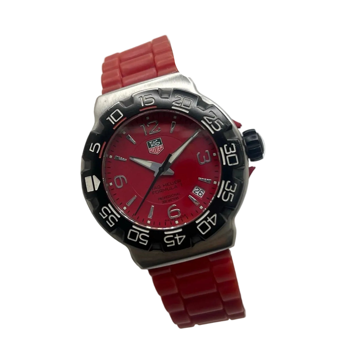 Montre TAG HEUER "Formule 1 WAC" en acier, céramique et caoutchouc