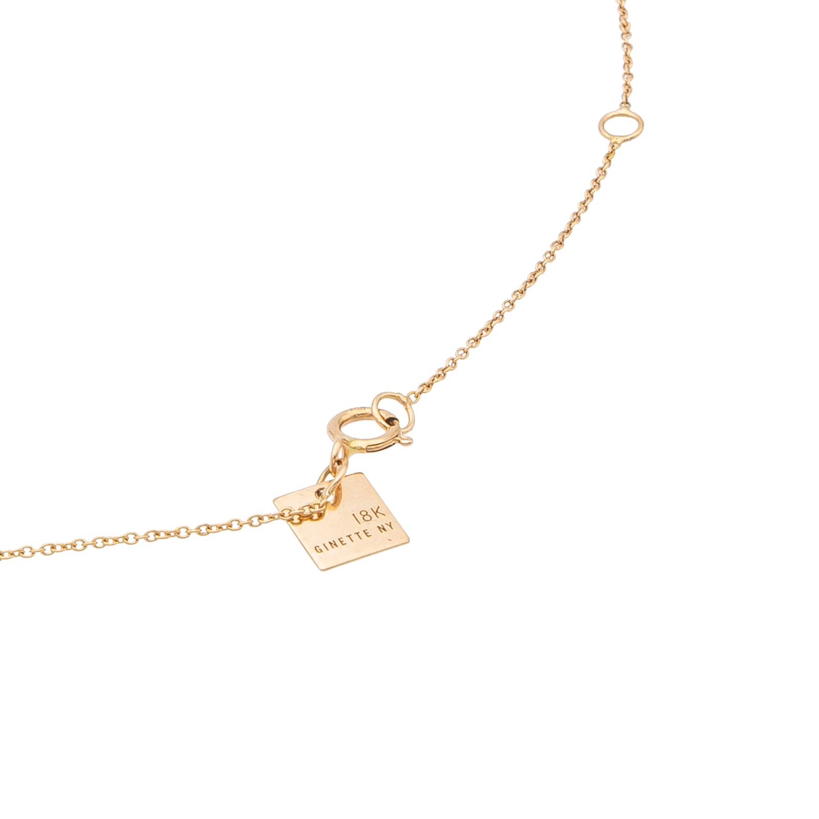 Ginette NY Collier Tiny Seven Circles Or rose