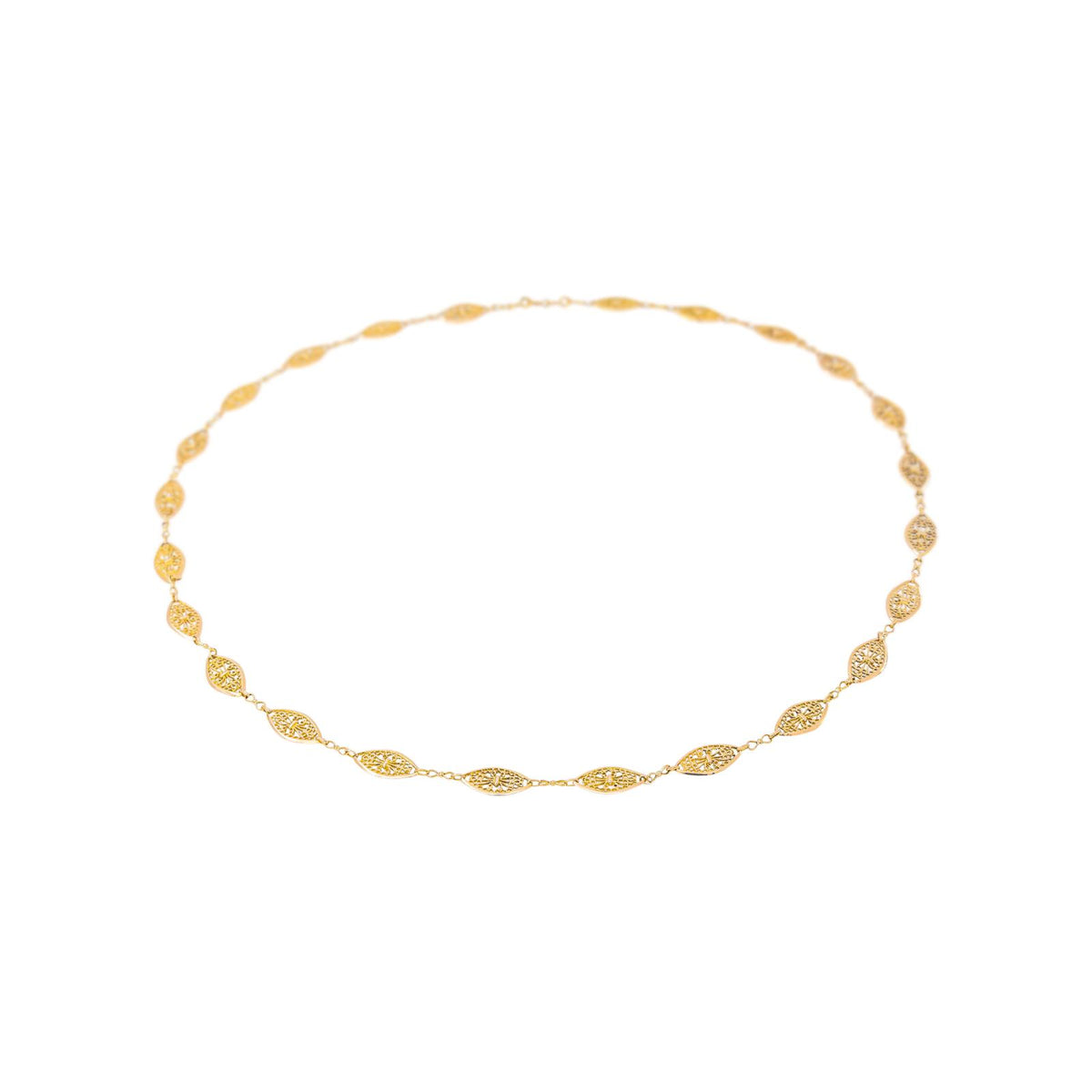 Collier Maille filigrane Or jaune
