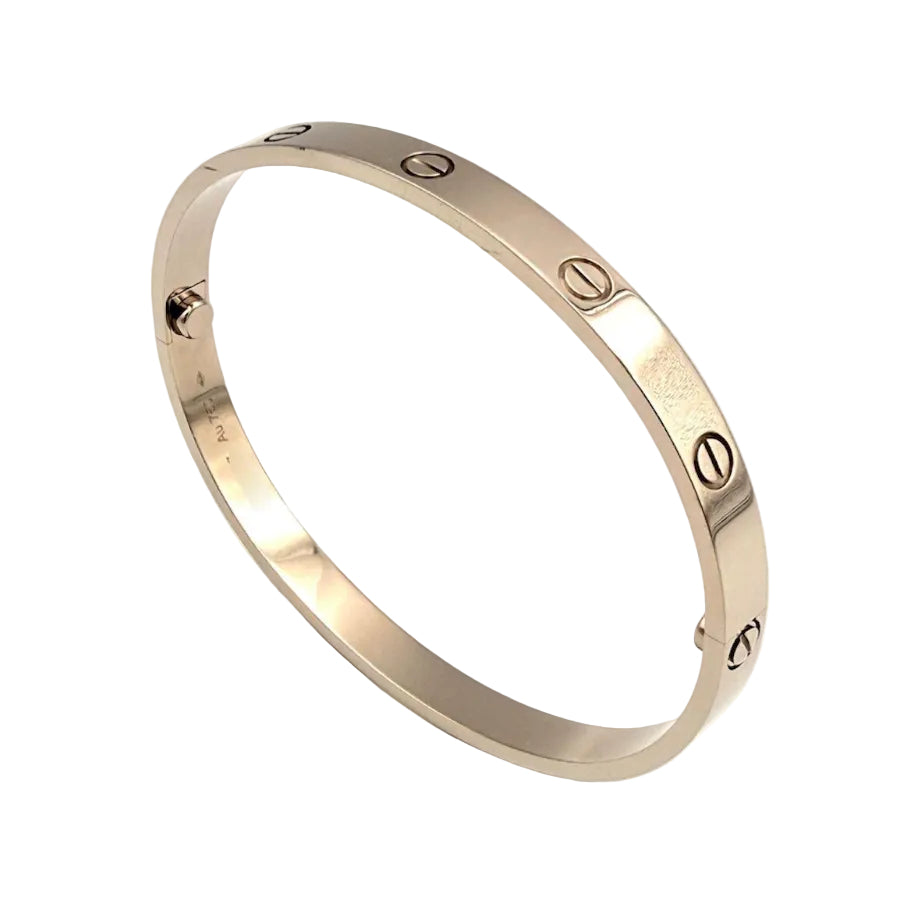 Bracelet Jonc CARTIER "Love" en or blanc