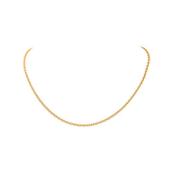 Collier Maille forçat Or jaune