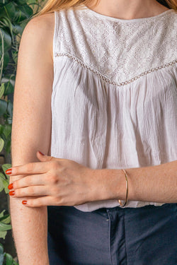 Bracelet Demi-jonc Or rose