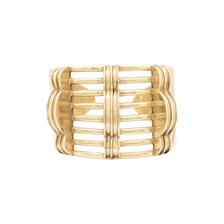 Bracelet manchette or rose.