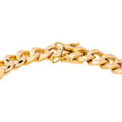 Bracelet Maille Gourmette Or rose