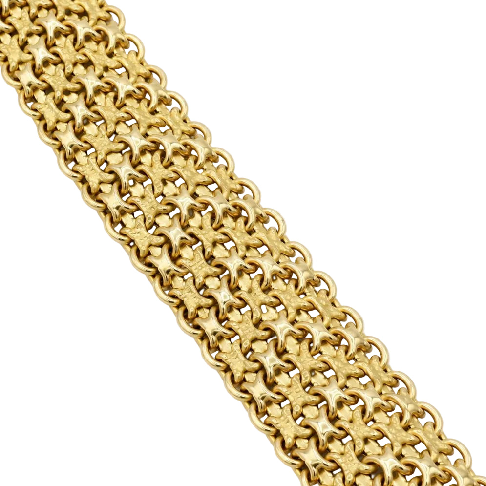 Bracelet Manchette en or jaune
