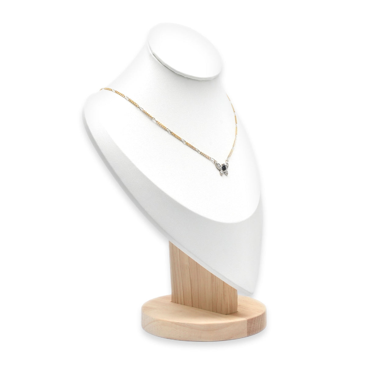 Collier Pendentif en or blanc, or jaune, saphir et diamants