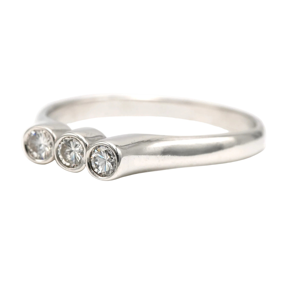 Bague Trilogie en or blanc et diamants