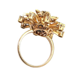 Bague Cocktail en or rose et diamants