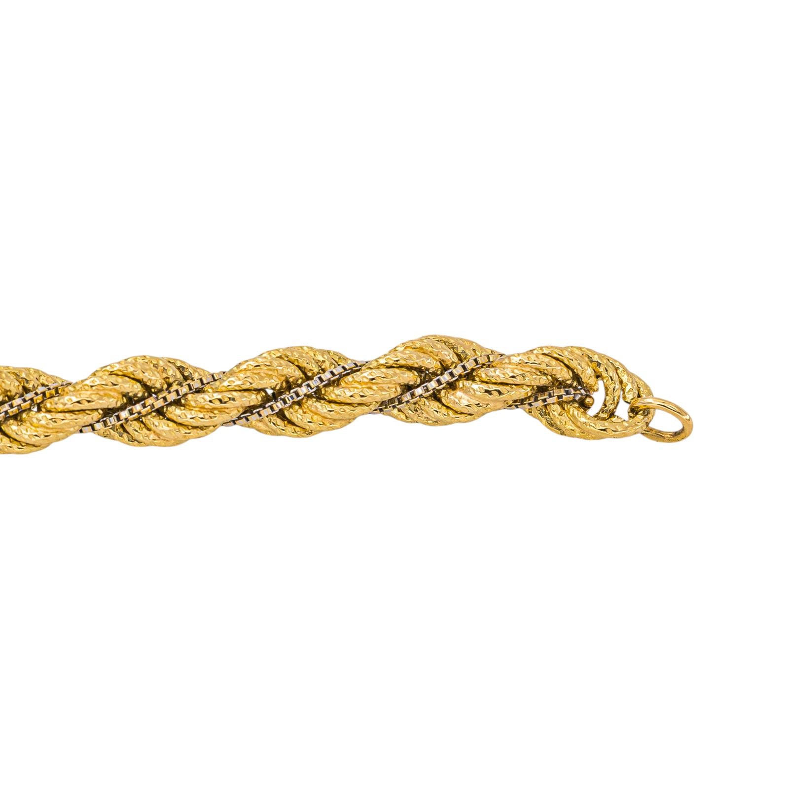 Bracelet Maille Marine Or jaune