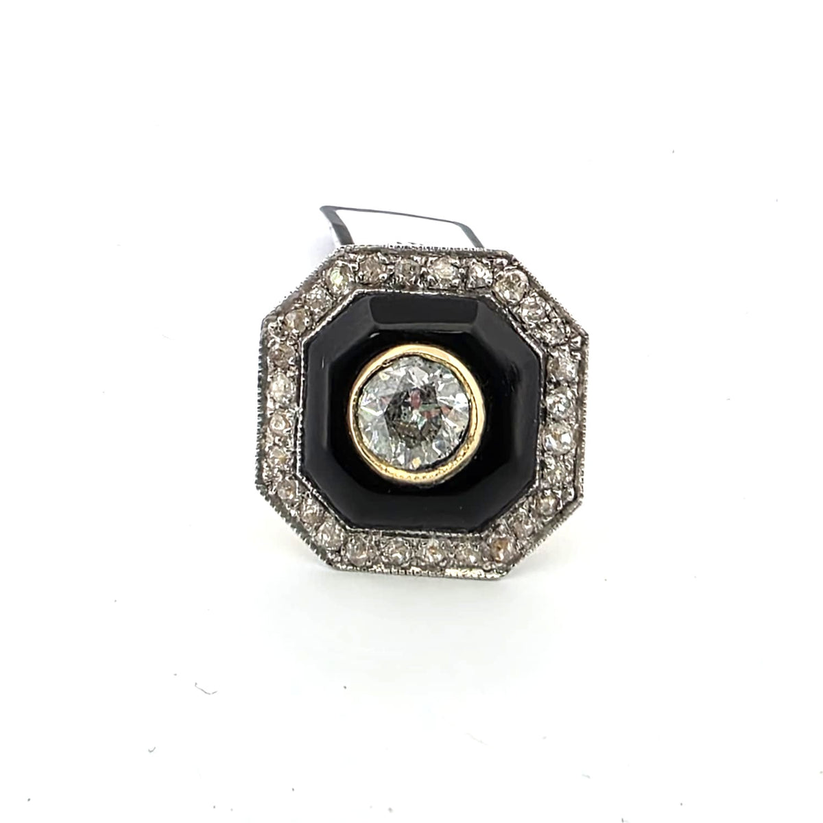 Bague Entourage en or blanc, or jaune et diamatns