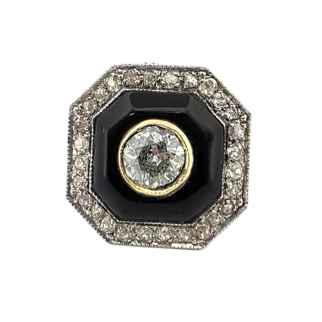 Bague Entourage en or blanc, or jaune et diamatns