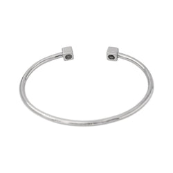 Bracelet Jonc Or blanc Diamant