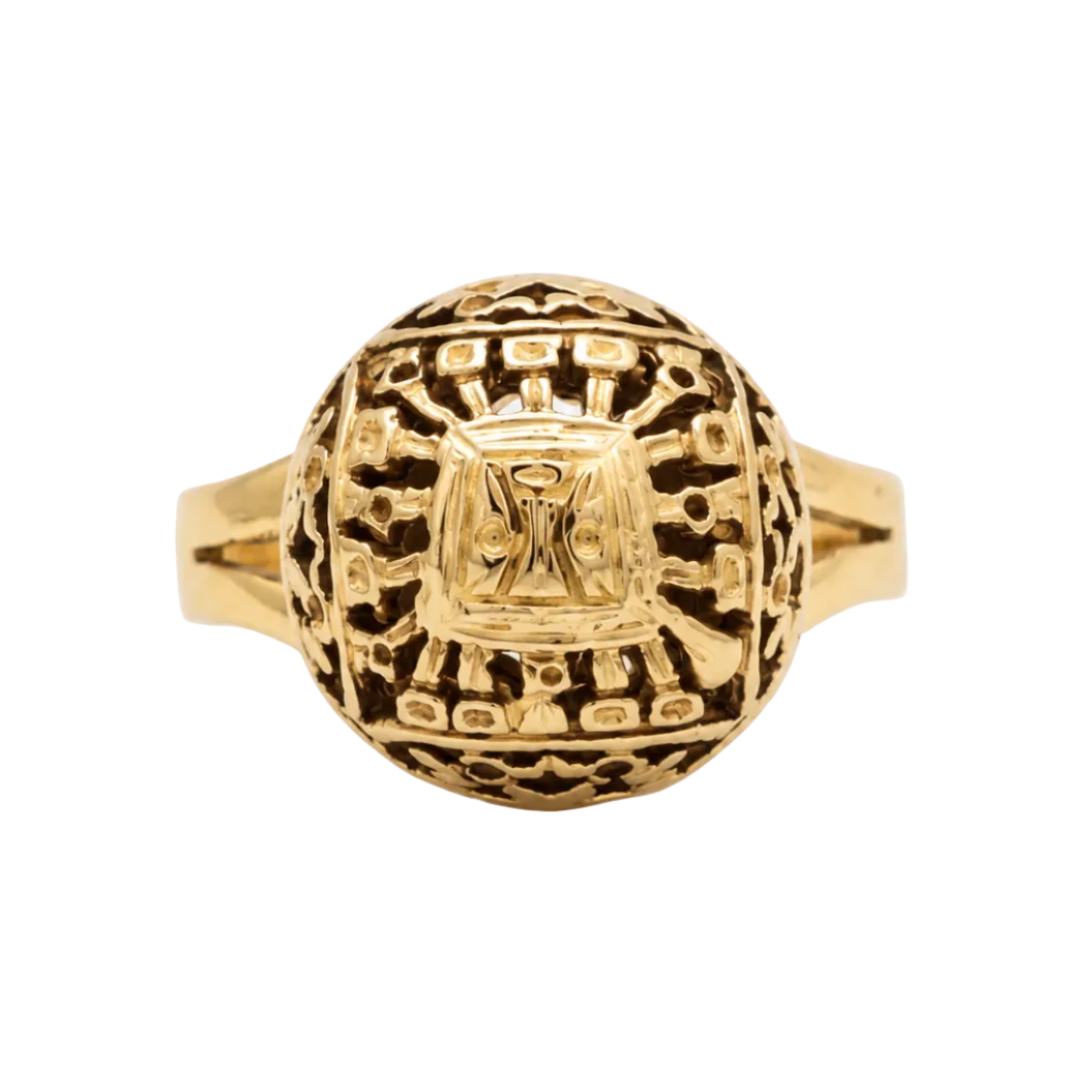 Bague Dôme ARTE ORFÉVRE en or jaune