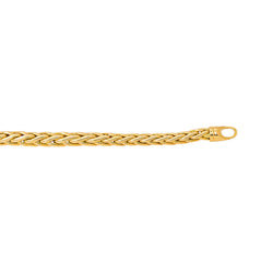 Collier Maille palmier Or jaune