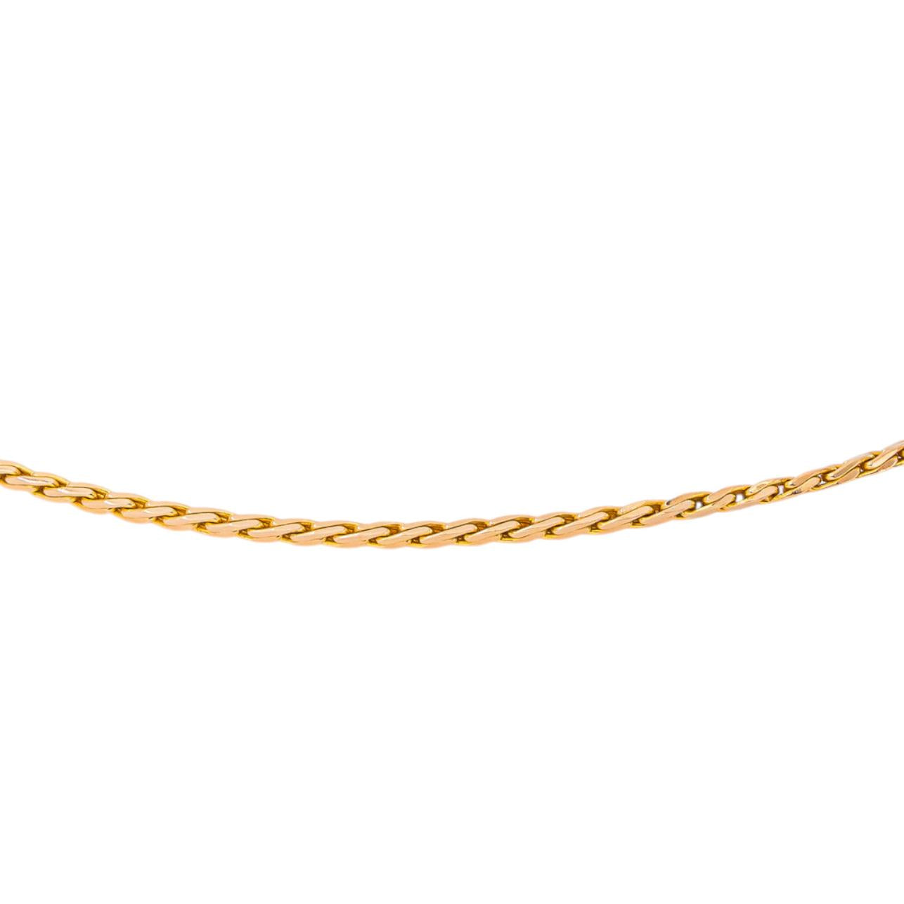 Collier Maille en or rose
