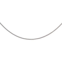 Collier  Chaîne à maillon  Or blanc