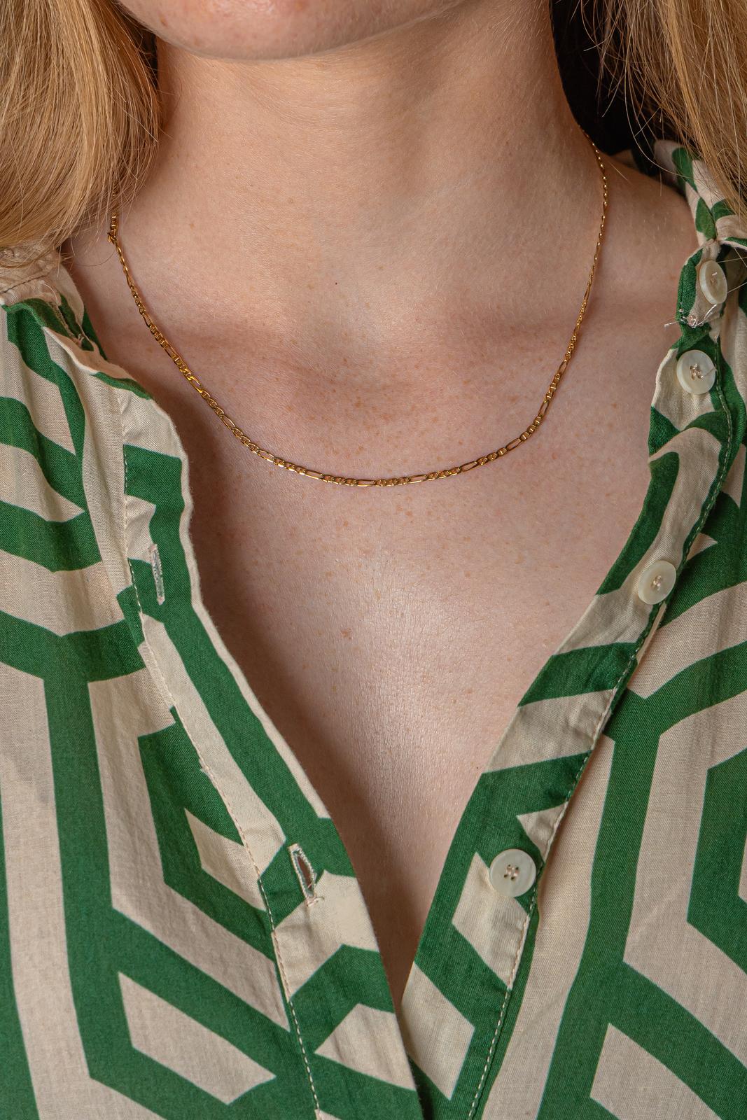 Collier Maille figaro Or jaune