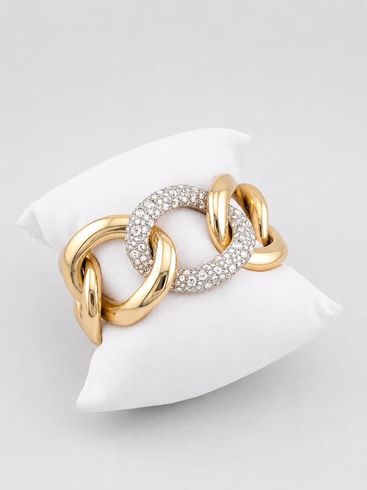Bracelet POMELLATO Tango en or jaune et diamants