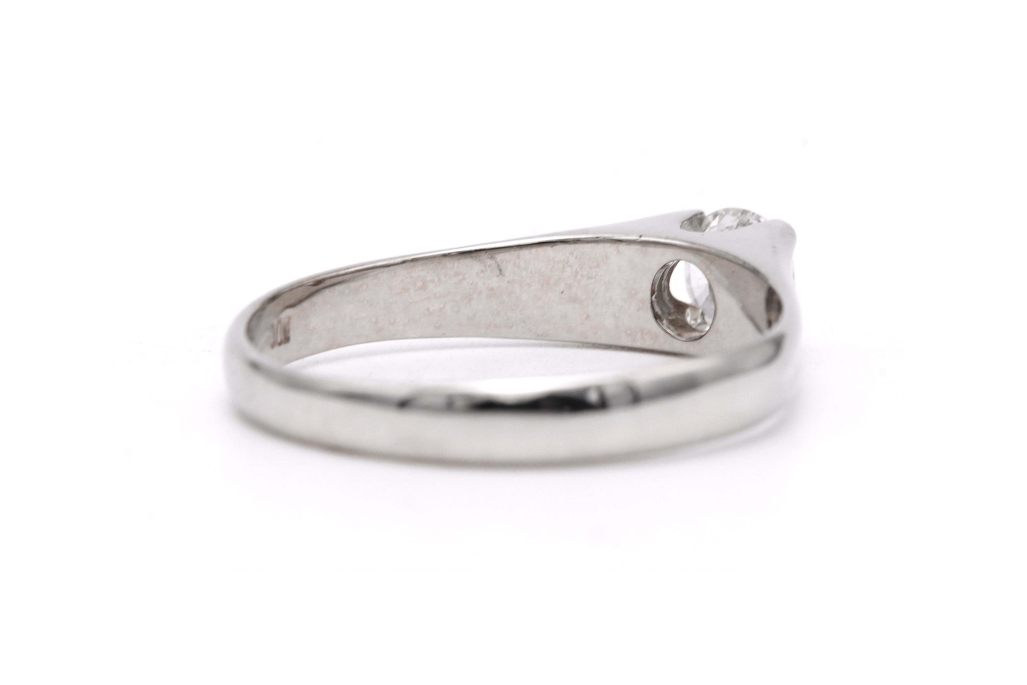 Bague Solitaire en or blanc et diamant