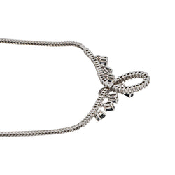 Collier Or blanc Saphir