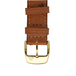 Montre JAEGER-LECOULTRE "Reverso" en or jaune, acier et cuir