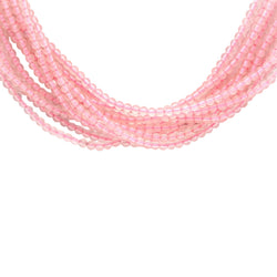 Collier Perles en or jaune et quartz