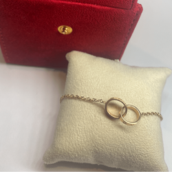 Bracelet Maille CARTIER "Baby Love" en or rose