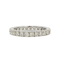 Bague Alliance en or blanc et diamants