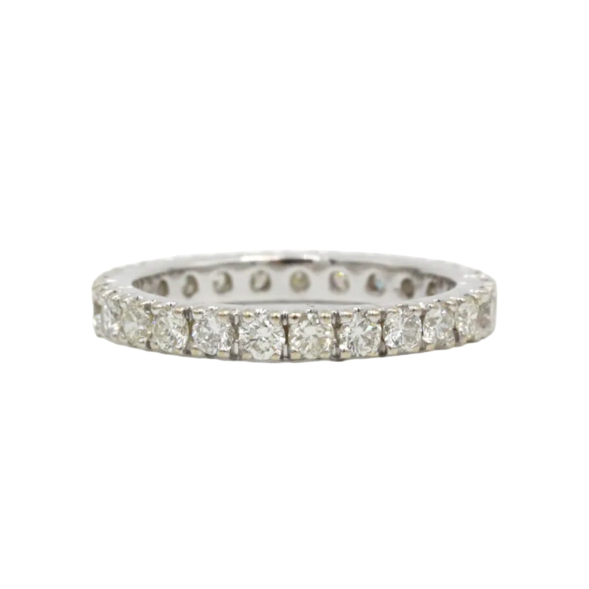 Bague Alliance en or blanc et diamants