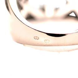 Bague Tank en or blanc, saphirs et diamants
