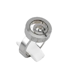Bague Solitaire CHOPARD "Happy Spirit" en or blanc et diamant